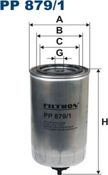 Filtron PP879/1 - Degvielas filtrs autodraugiem.lv