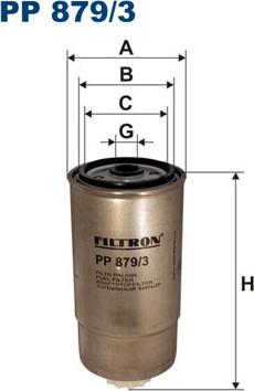 Filtron PP879/3 - Degvielas filtrs autodraugiem.lv