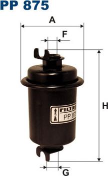 Filtron PP875 - Degvielas filtrs autodraugiem.lv