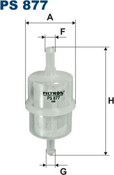 Filtron PS877 - Degvielas filtrs autodraugiem.lv
