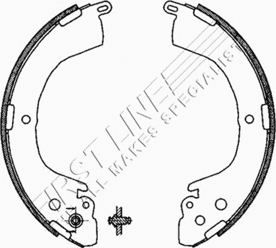 First Line FBS606 - Bremžu loku komplekts autodraugiem.lv