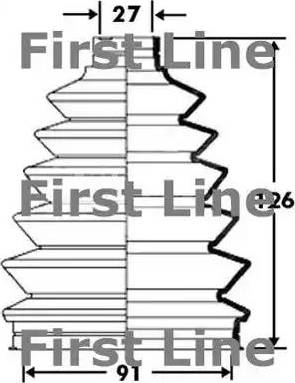 First Line FCB2378 - Putekļusargs, Piedziņas vārpsta autodraugiem.lv