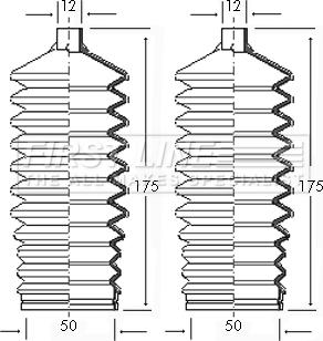 First Line FSG3050 - Putekļusargu komplekts, Stūres iekārta autodraugiem.lv