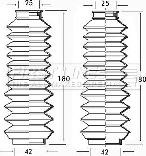 First Line FSG3106 - Putekļusargu komplekts, Stūres iekārta autodraugiem.lv
