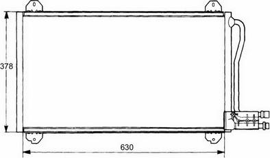 Fispa 11.5096 - Kondensators, Gaisa kond. sistēma autodraugiem.lv