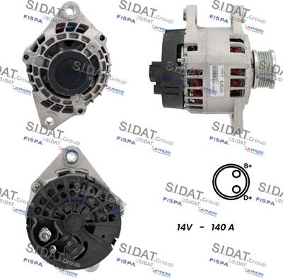 Fispa A12MA1138A2 - Ģenerators autodraugiem.lv