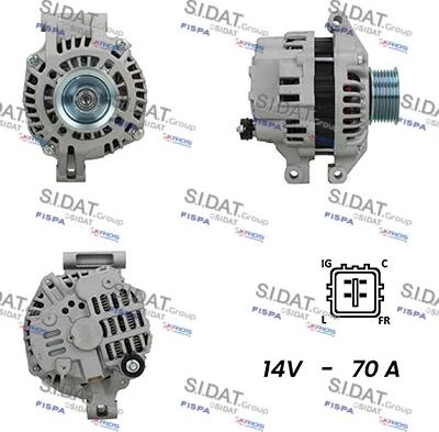 Fispa A12MH0345A2 - Ģenerators autodraugiem.lv
