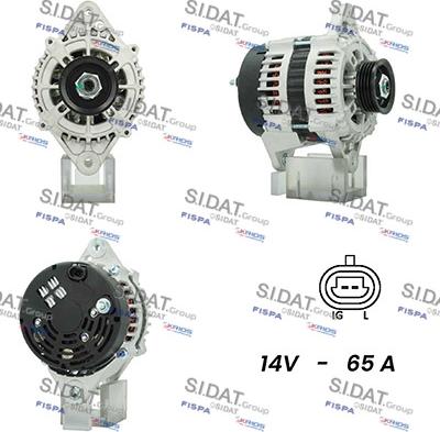 Fispa A12VA0126A2 - Ģenerators autodraugiem.lv