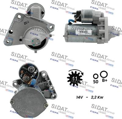 Fispa S12VA0153 - Starteris autodraugiem.lv