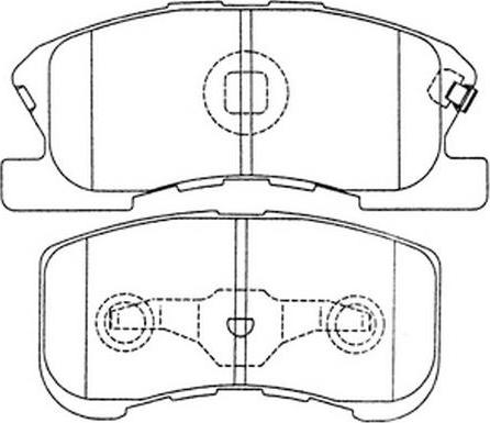 FIT FP6168 - Bremžu uzliku kompl., Disku bremzes autodraugiem.lv