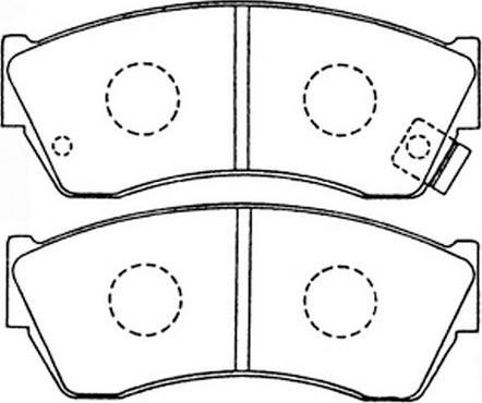 FIT FP0451 - Bremžu uzliku kompl., Disku bremzes autodraugiem.lv