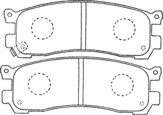 FIT FP0553 - Bremžu uzliku kompl., Disku bremzes autodraugiem.lv