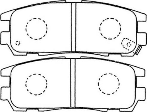 FIT FP0580 - Bremžu uzliku kompl., Disku bremzes autodraugiem.lv