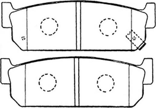 Open Parts BSM4170.00 - Bremžu uzliku kompl., Disku bremzes autodraugiem.lv