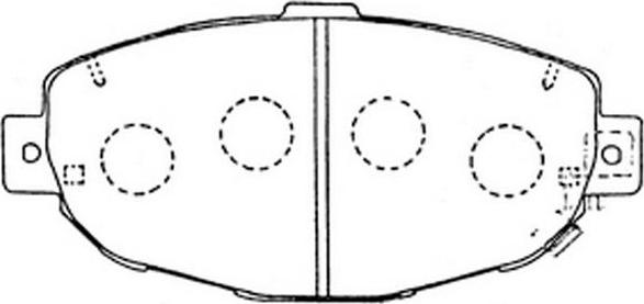 FIT FP0571 - Bremžu uzliku kompl., Disku bremzes autodraugiem.lv