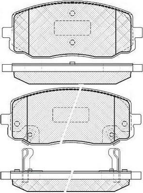 FIT FP0002 - Bremžu uzliku kompl., Disku bremzes autodraugiem.lv