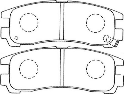 FIT FP0383 - Bremžu uzliku kompl., Disku bremzes autodraugiem.lv