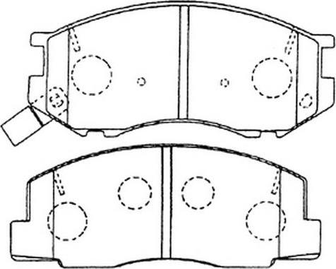 FIT FP0263 - Bremžu uzliku kompl., Disku bremzes autodraugiem.lv