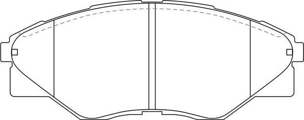 FIT FP1523 - Bremžu uzliku kompl., Disku bremzes autodraugiem.lv