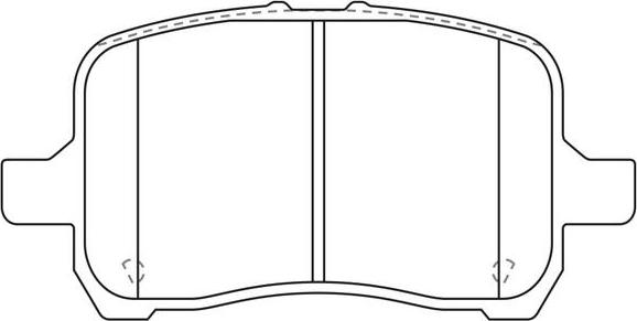 FIT FP1160 - Bremžu uzliku kompl., Disku bremzes autodraugiem.lv