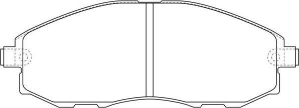 FIT FP1712 - Bremžu uzliku kompl., Disku bremzes autodraugiem.lv