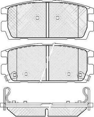 Chevrolet 42786002 - Bremžu uzliku kompl., Disku bremzes autodraugiem.lv