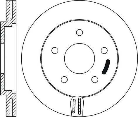 Japanparts DI-095 - Bremžu diski autodraugiem.lv