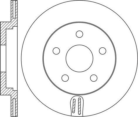 DJ Parts BD3013 - Bremžu diski autodraugiem.lv