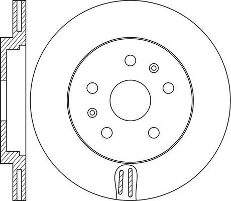 Triscan S1696C - Bremžu diski autodraugiem.lv