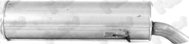 Fonos 615186 - Izplūdes gāzu trokšņa slāpētājs (pēdējais) autodraugiem.lv