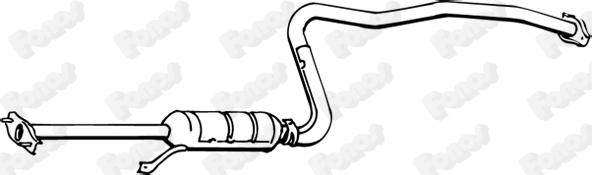 Fonos 618669 - Vidējais izpl. gāzu trokšņa slāpētājs autodraugiem.lv