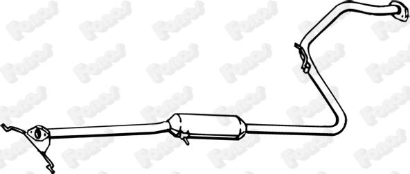 Fonos 617749 - Vidējais izpl. gāzu trokšņa slāpētājs autodraugiem.lv