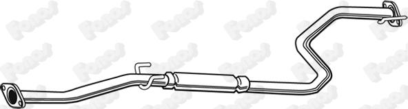 Fonos 620012 - Vidējais izpl. gāzu trokšņa slāpētājs autodraugiem.lv