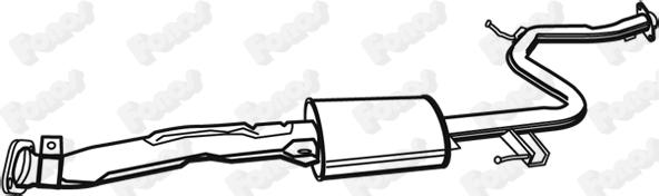 Fonos 620123 - Vidējais izpl. gāzu trokšņa slāpētājs autodraugiem.lv