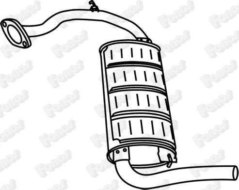 Fonos 620743 - Izplūdes gāzu trokšņa slāpētājs (pēdējais) autodraugiem.lv