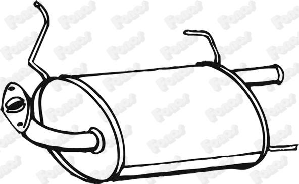 Fonos 16606 - Izplūdes gāzu trokšņa slāpētājs (pēdējais) autodraugiem.lv