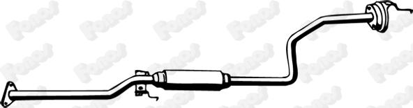 Fonos 815144 - Vidējais izpl. gāzu trokšņa slāpētājs autodraugiem.lv