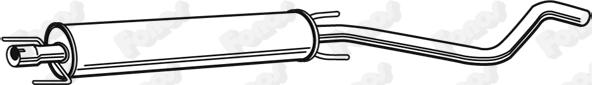Fonos 23195 - Vidējais izpl. gāzu trokšņa slāpētājs autodraugiem.lv