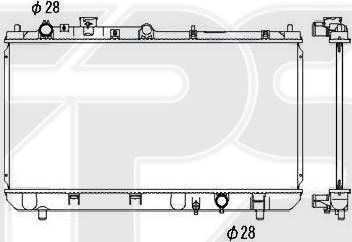 FPS FP 44 A625 - Radiators, Motora dzesēšanas sistēma autodraugiem.lv