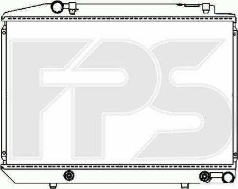 FPS FP 46 A993-X - Radiators, Motora dzesēšanas sistēma autodraugiem.lv