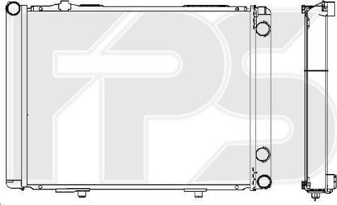 FPS FP 46 A987 - Radiators, Motora dzesēšanas sistēma autodraugiem.lv