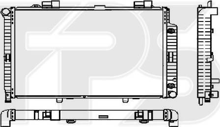 FPS FP 46 A1000-X - Radiators, Motora dzesēšanas sistēma autodraugiem.lv