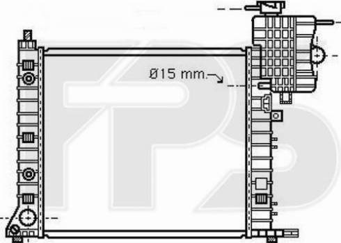 FPS FP 46 A1010 - Radiators, Motora dzesēšanas sistēma autodraugiem.lv