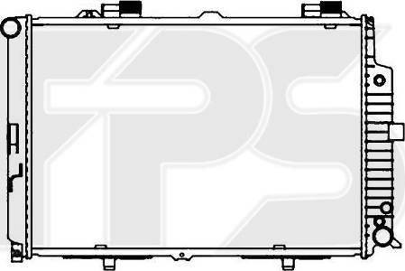 FPS FP 46 A240 - Radiators, Motora dzesēšanas sistēma autodraugiem.lv