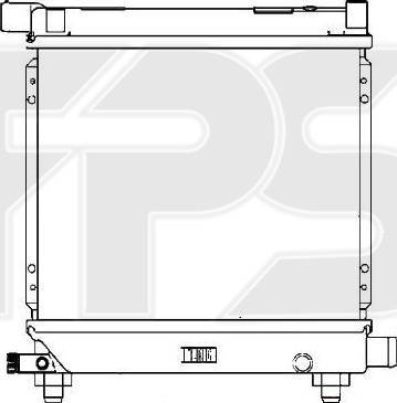 FPS FP 46 A216 - Radiators, Motora dzesēšanas sistēma autodraugiem.lv