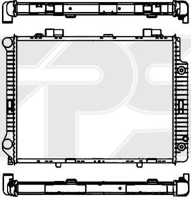 FPS FP 46 A230 - Radiators, Motora dzesēšanas sistēma autodraugiem.lv