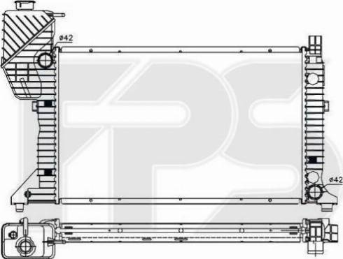 FPS FP 46 A794 - Radiators, Motora dzesēšanas sistēma autodraugiem.lv