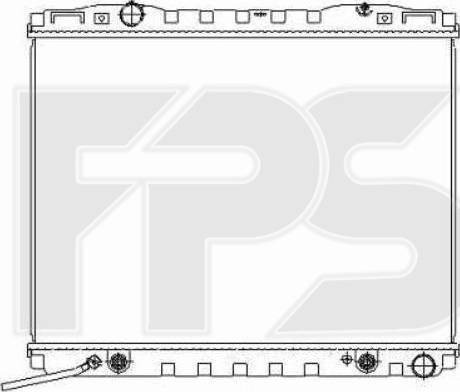 FPS FP 40 A712 - Radiators, Motora dzesēšanas sistēma autodraugiem.lv