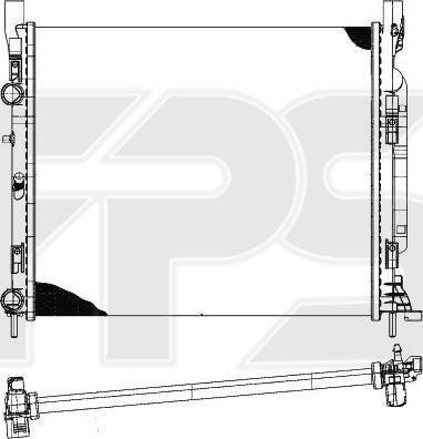 FPS FP 56 A56-X - Radiators, Motora dzesēšanas sistēma autodraugiem.lv