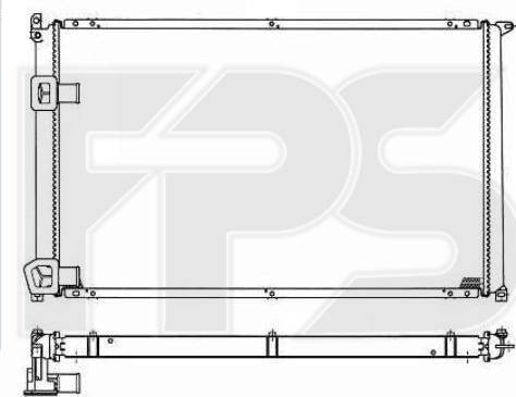 FPS FP 56 A1143 - Radiators, Motora dzesēšanas sistēma autodraugiem.lv